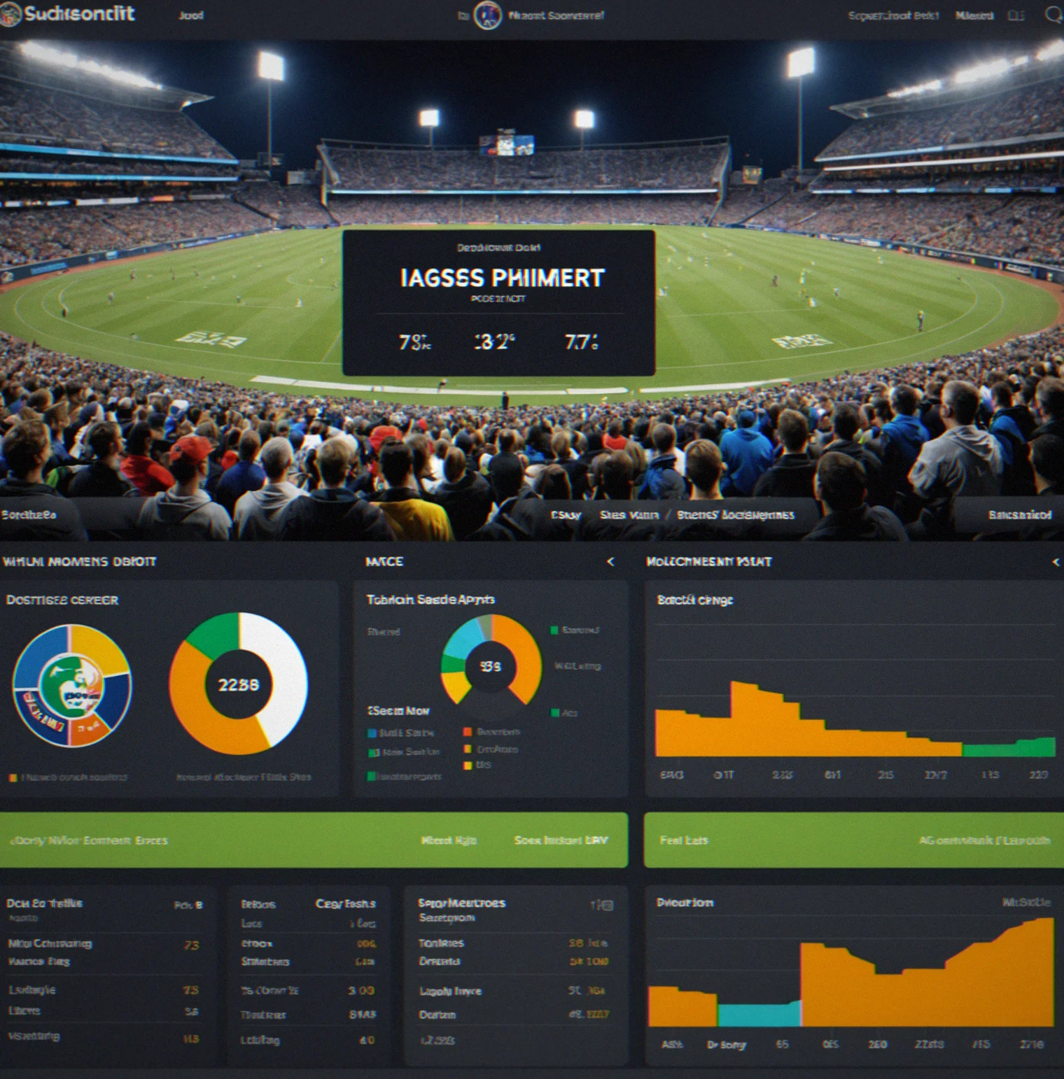 Multi-platform sentiment dashboard tracking engagement trends, audience growth, and sentiment volatility across social channels